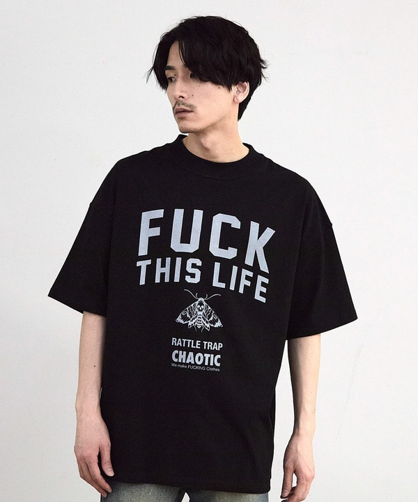 【CHAOTIC】別注FUCK THIS LIFEプリントオーバーサイズTシャツ 詳細画像 18