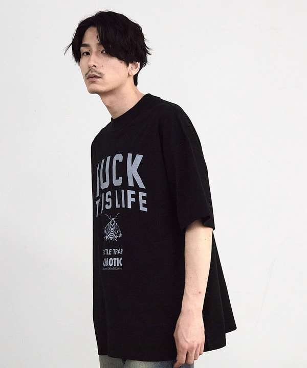 【CHAOTIC】別注FUCK THIS LIFEプリントオーバーサイズTシャツ 詳細画像 19