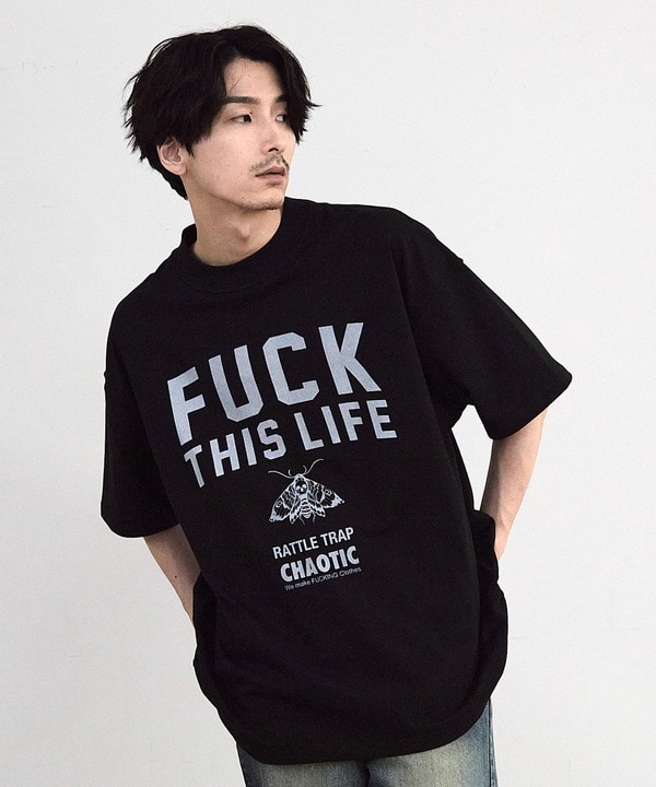 【CHAOTIC】別注FUCK THIS LIFEプリントオーバーサイズTシャツ 詳細画像 20