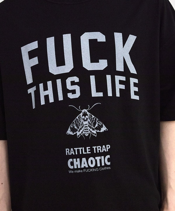 【CHAOTIC】別注FUCK THIS LIFEプリントオーバーサイズTシャツ 詳細画像 23