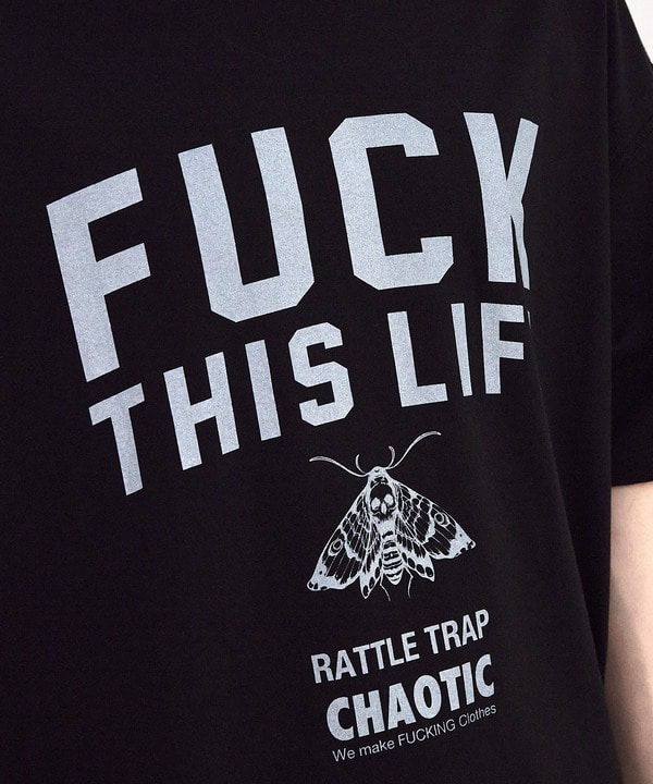 【CHAOTIC】別注FUCK THIS LIFEプリントオーバーサイズTシャツ 詳細画像 24