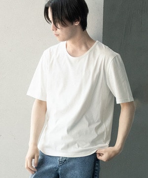 【WEB限定/クールマックス】COOLMAX COTTON BASIC CROPPED TEE