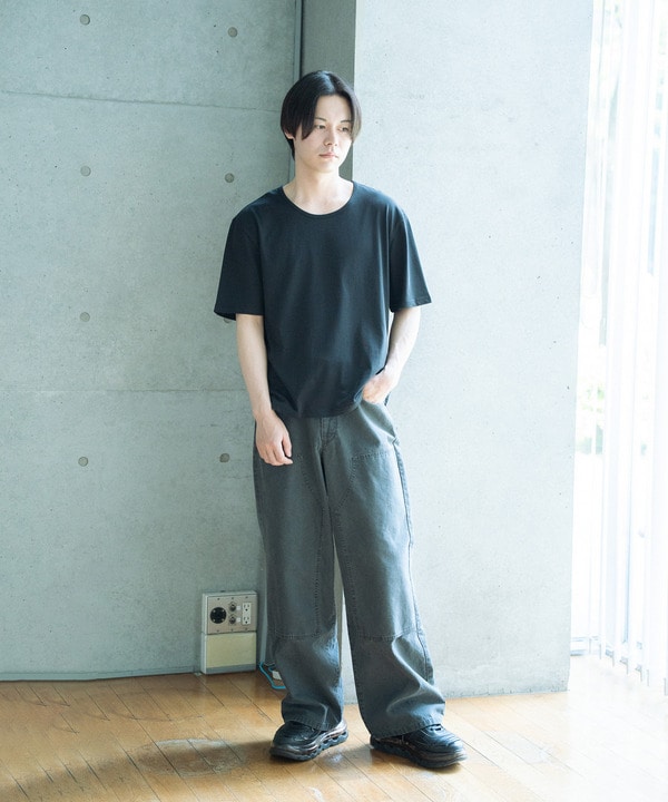 【WEB限定/クールマックス】COOLMAX COTTON BASIC CROPPED TEE 詳細画像 2