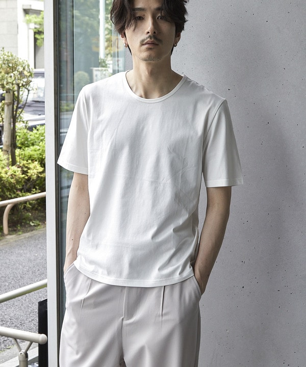 【WEB限定/クールマックス】COOLMAX COTTON BASIC CROPPED TEE 詳細画像 32