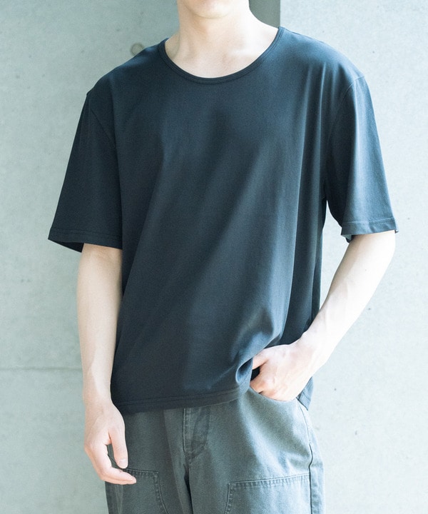 【WEB限定/クールマックス】COOLMAX COTTON BASIC CROPPED TEE 詳細画像 4