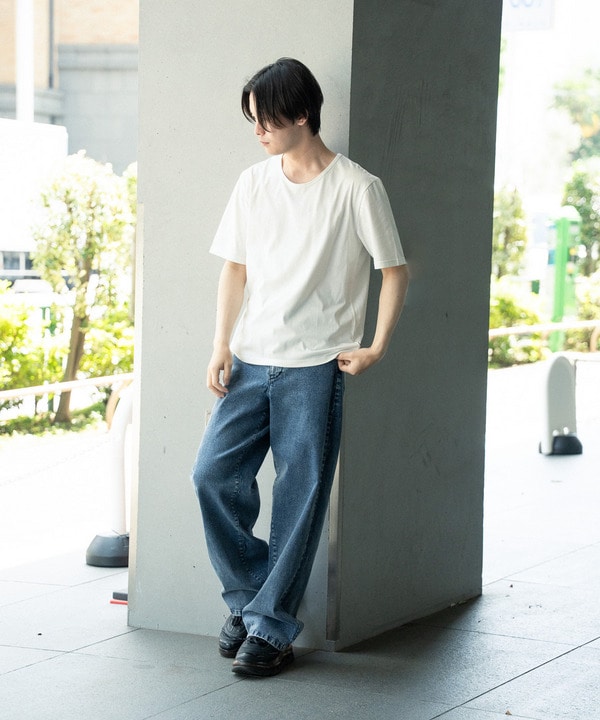【WEB限定/クールマックス】COOLMAX COTTON BASIC CROPPED TEE 詳細画像 9