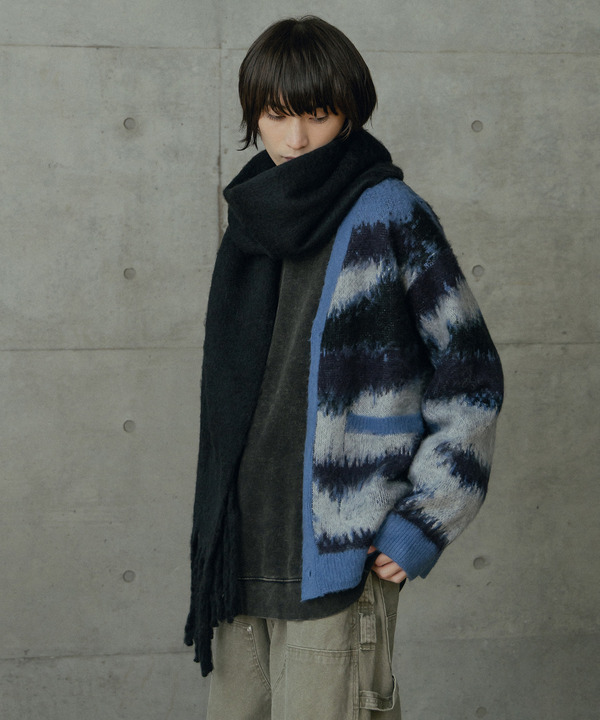モヘアライクマフラー 詳細画像 17