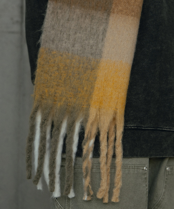 モヘアライクマフラー 詳細画像 7