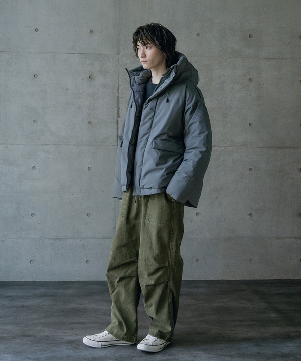 タスランポリエステル中綿フードブルゾン 詳細画像 11