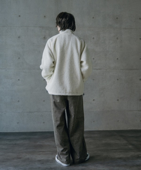 ナイロンアンドフリースリバーシブルスタンドブルゾン 詳細画像 19