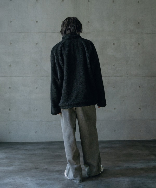 ナイロンアンドフリースリバーシブルスタンドブルゾン 詳細画像 8