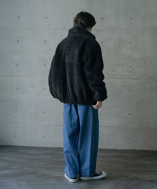 Wシャギーフリーススタンドブルゾン 詳細画像 21