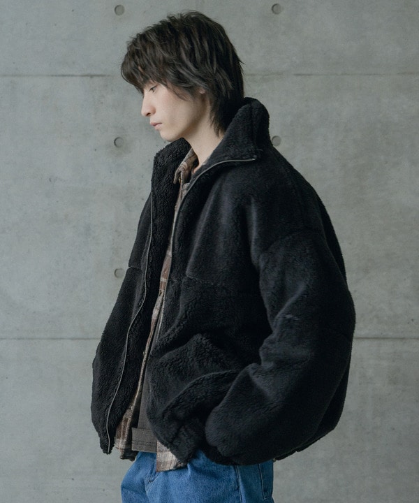 Wシャギーフリーススタンドブルゾン 詳細画像 23