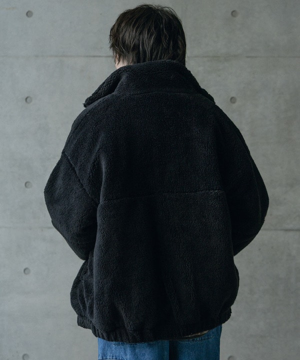 Wシャギーフリーススタンドブルゾン 詳細画像 24