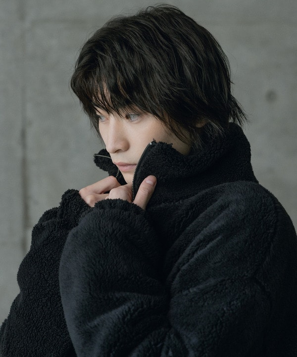 Wシャギーフリーススタンドブルゾン 詳細画像 26