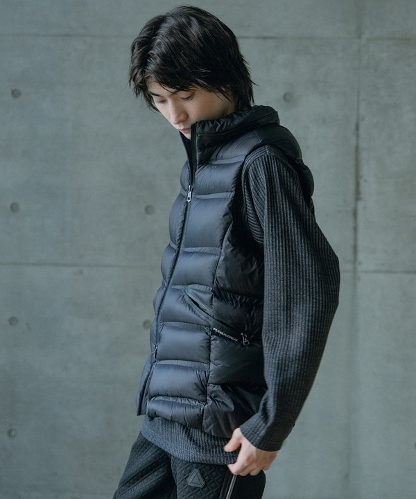 1PIU1UGUARE3別注スーパーライトテックダウンベスト 詳細画像 10