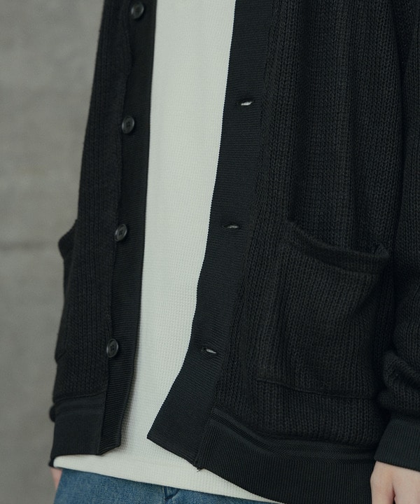 シアーライクニットカットカーディガン 詳細画像 16