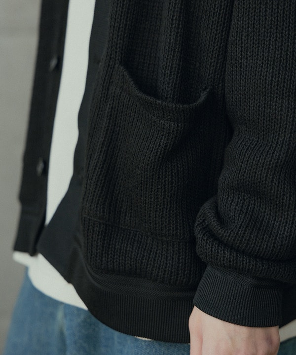 シアーライクニットカットカーディガン 詳細画像 18