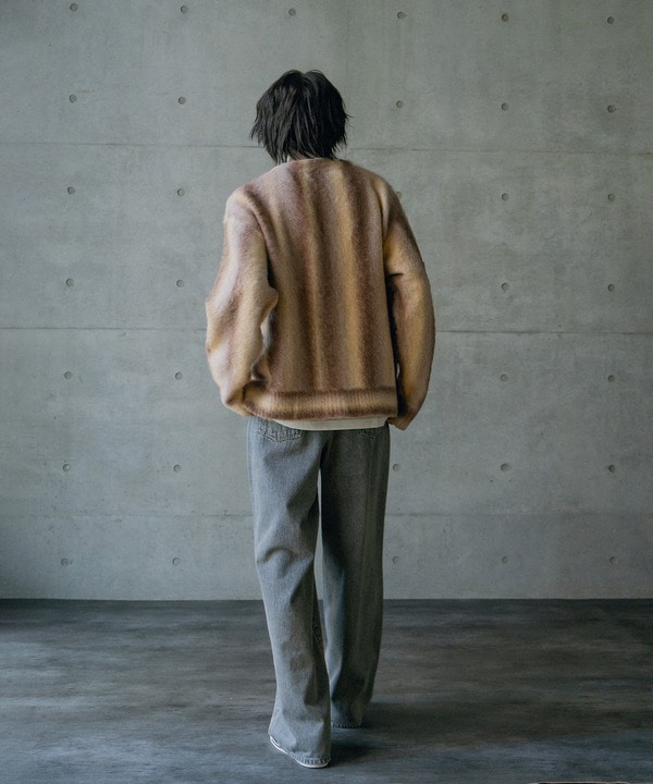 グラデーションストライプカーディガン 詳細画像 3