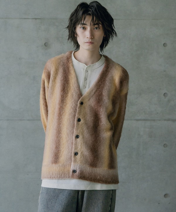 グラデーションストライプカーディガン 詳細画像 4