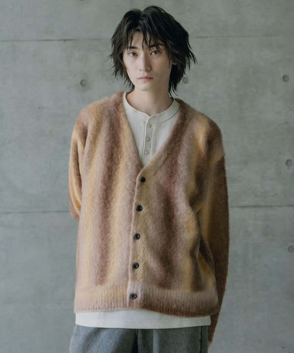 グラデーションストライプカーディガン 詳細画像 5