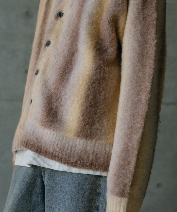 グラデーションストライプカーディガン 詳細画像 7