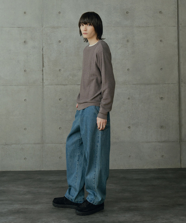 12Gウール混ハイゲージクルーネック 詳細画像 12