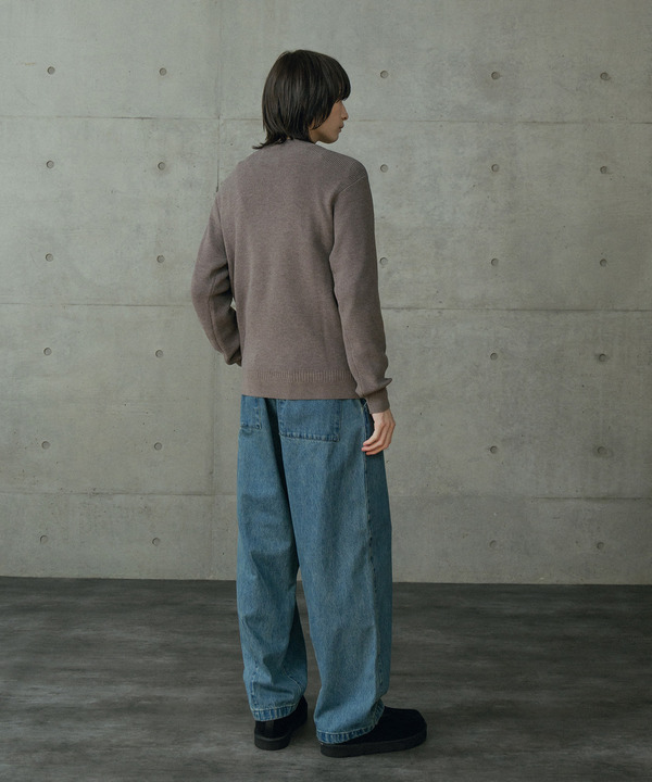 12Gウール混ハイゲージクルーネック 詳細画像 13