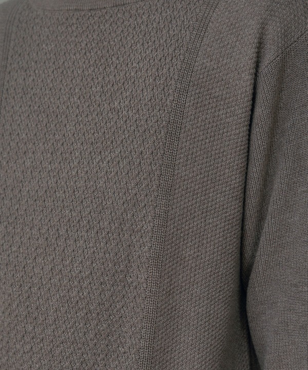 12Gウール混ハイゲージクルーネック 詳細画像 17