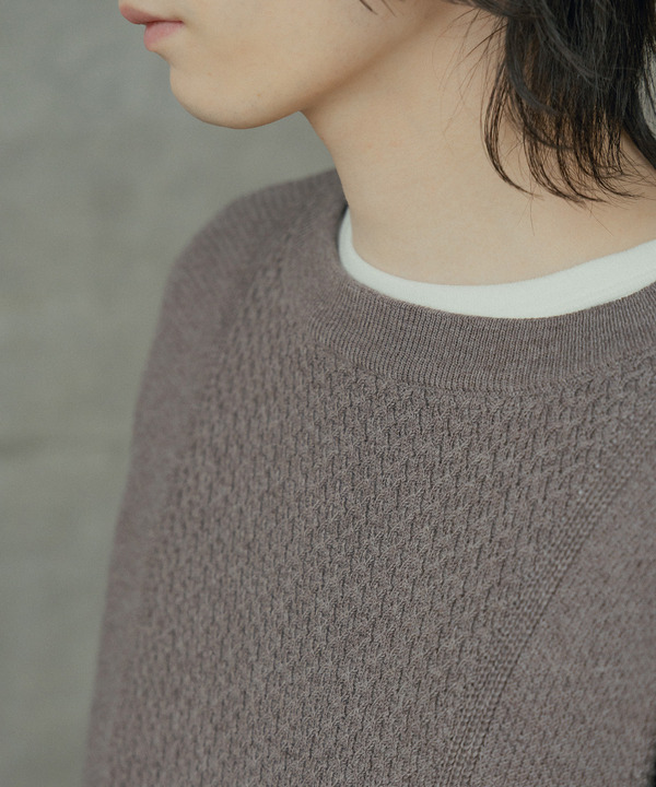 12Gウール混ハイゲージクルーネック 詳細画像 19