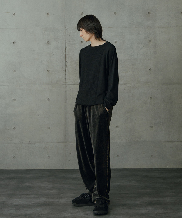 12Gウール混ハイゲージクルーネック 詳細画像 22