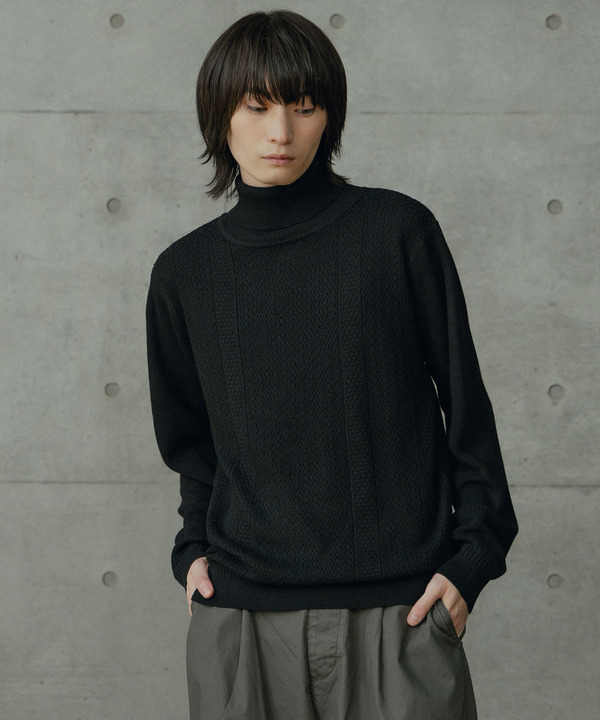 12Gウール混ハイゲージタートルネック 詳細画像 19