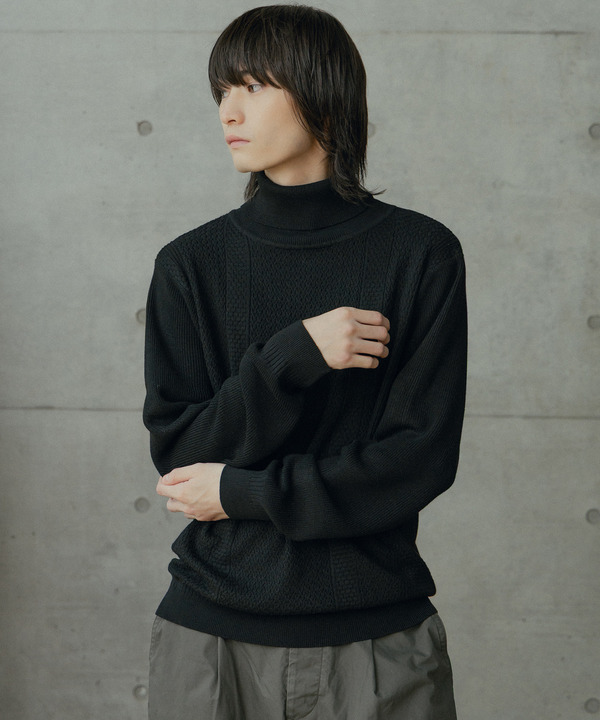 12Gウール混ハイゲージタートルネック 詳細画像 21