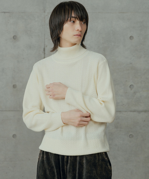 12Gウール混ハイゲージタートルネック 詳細画像 5