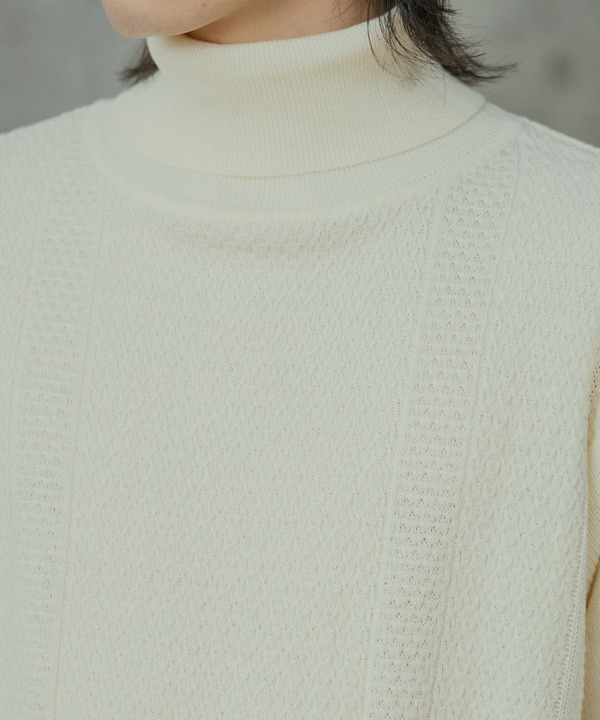 12Gウール混ハイゲージタートルネック 詳細画像 6