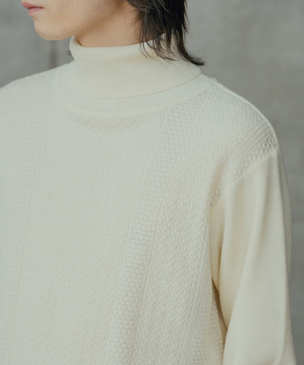 12Gウール混ハイゲージタートルネック 詳細画像 8