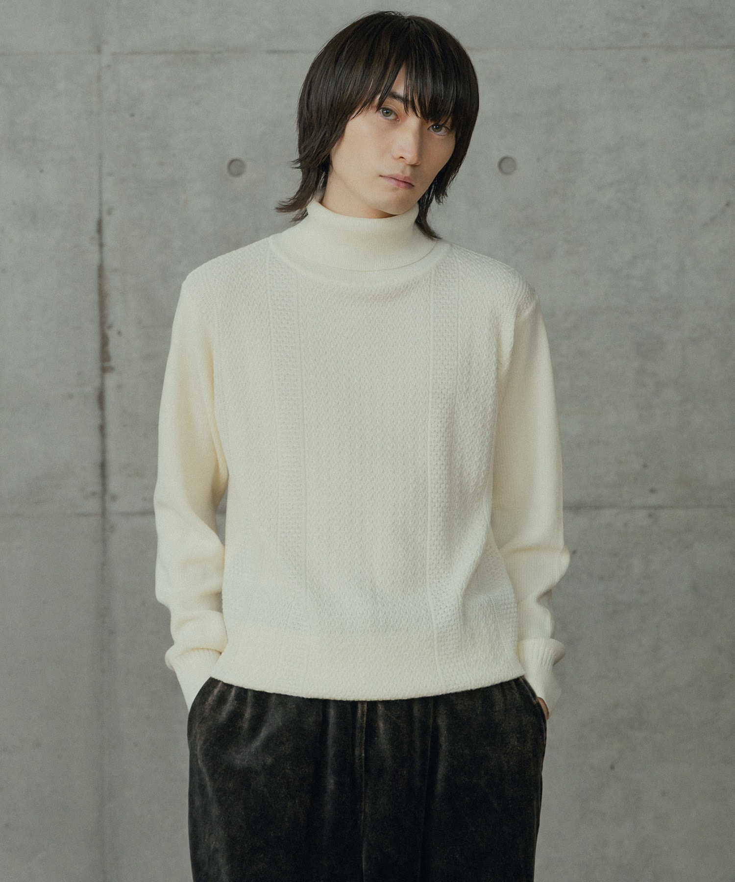 12Gウール混ハイゲージタートルネック｜メンズファッション通販 MEN'S