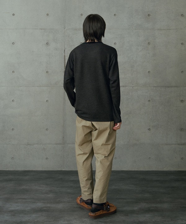 ニットライクストライプカットロンT 詳細画像 10