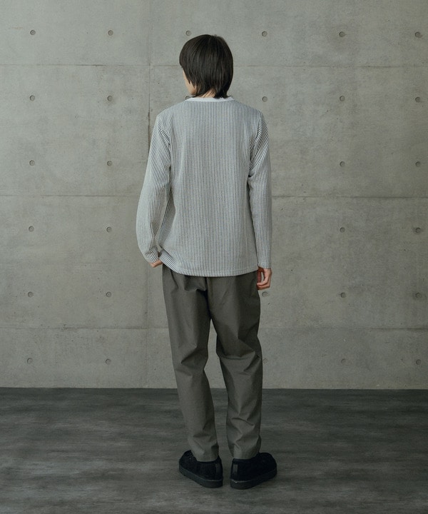 ニットライクストライプカットロンT 詳細画像 3