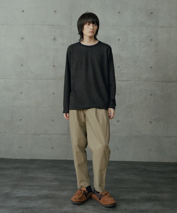 ニットライクストライプカットロンT 詳細画像 7