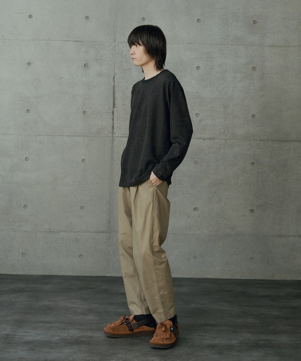 ニットライクストライプカットロンT 詳細画像 8