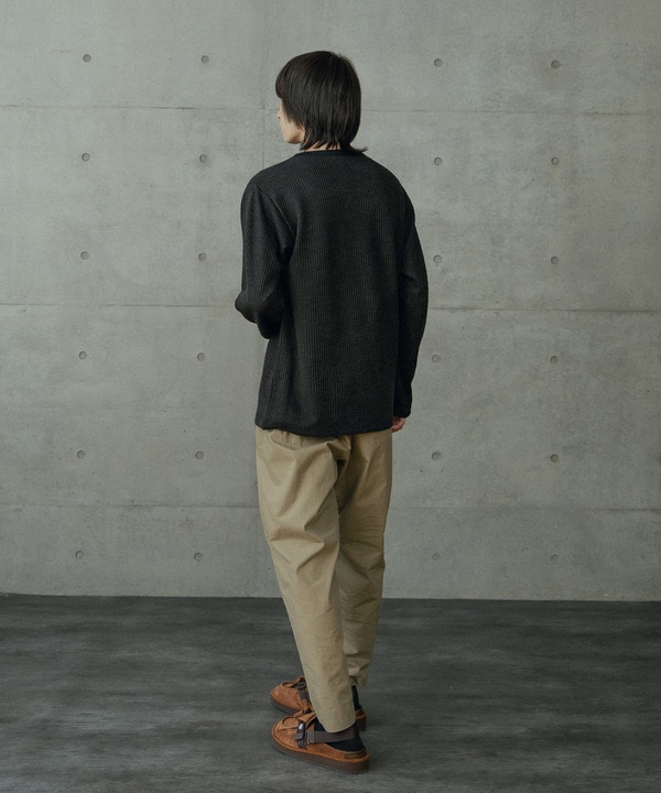 ニットライクストライプカットロンT 詳細画像 9