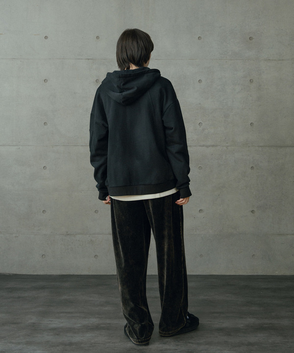 オーバーサイズ切替加工パーカー 詳細画像 14