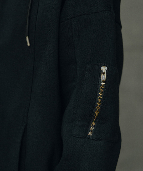 オーバーサイズ切替加工パーカー 詳細画像 18