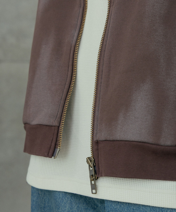 オーバーサイズ切替加工パーカー 詳細画像 8