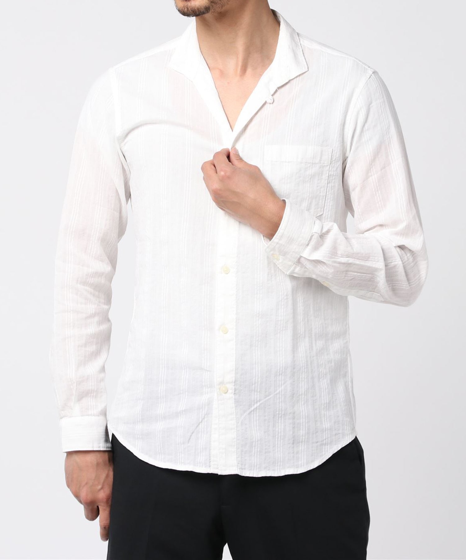 イタリアンカラーシャツ メンズファッション通販 Men S Bigi Online Store メンズビギ オンラインストア