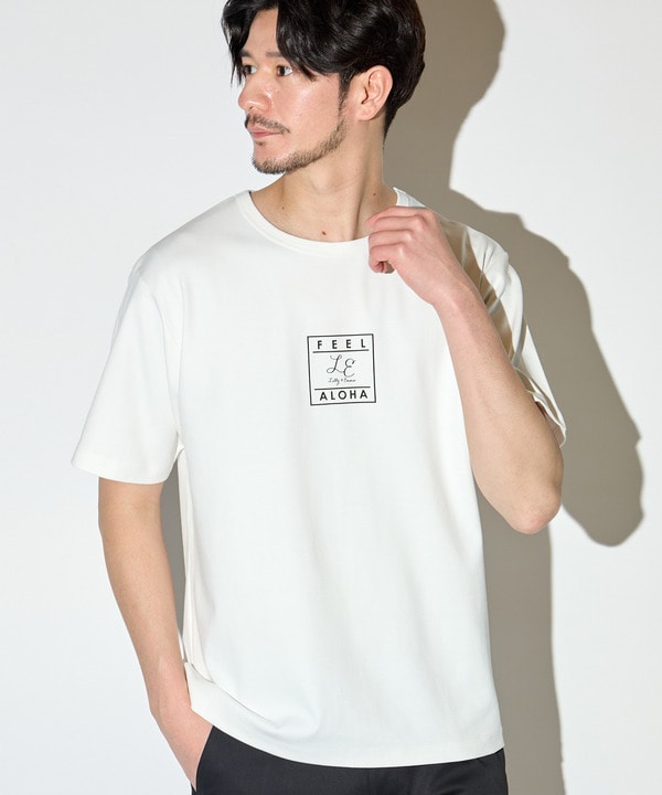 【Lilly&Emma×UNION STATION/リリー＆エマ】別注プリント 半袖Tシャツ/ボックスロゴ｜メンズファッション通販 MEN'S  BIGI ONLINE STORE (メンズビギ オンラインストア)