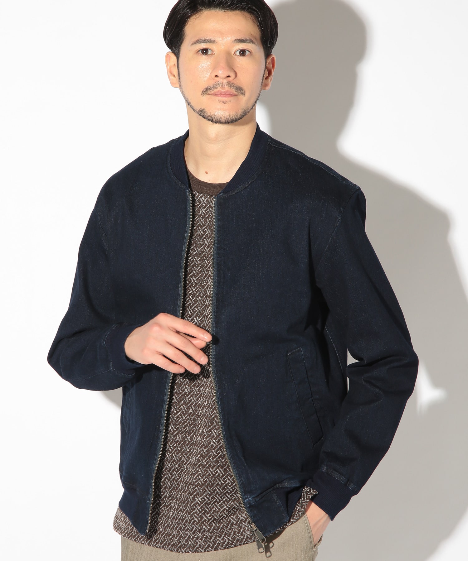 ストレッチデニムMA-1｜メンズファッション通販 MEN'S BIGI 