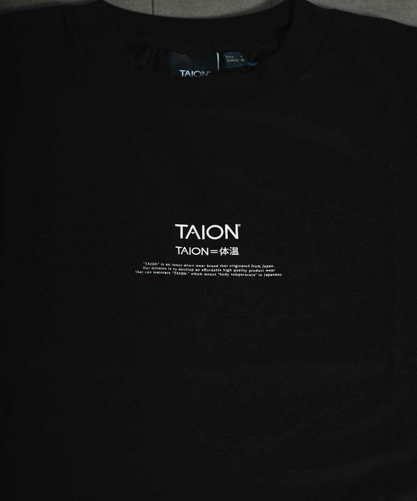 【TAION】BASIC STORAGE T-SH CONCEPT / ベーシック ロゴ ストレージ Ｔシャツ 詳細画像 9