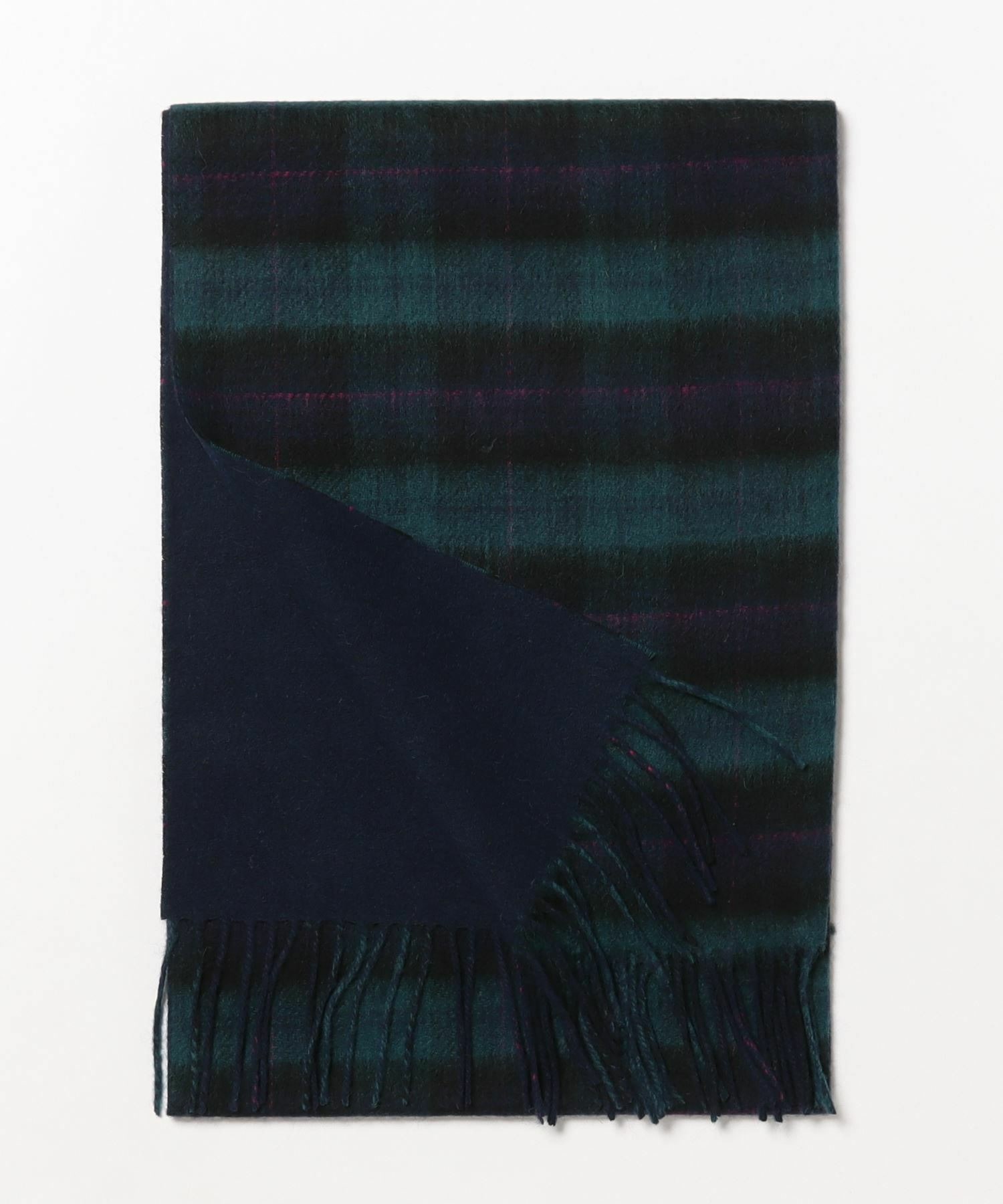 ❣️新品❣️ブラウン GGロゴ チェックマフラー.. WOODENDOLL (ウッディンドール) チェック柄 フリンジ マフラー M24AW95